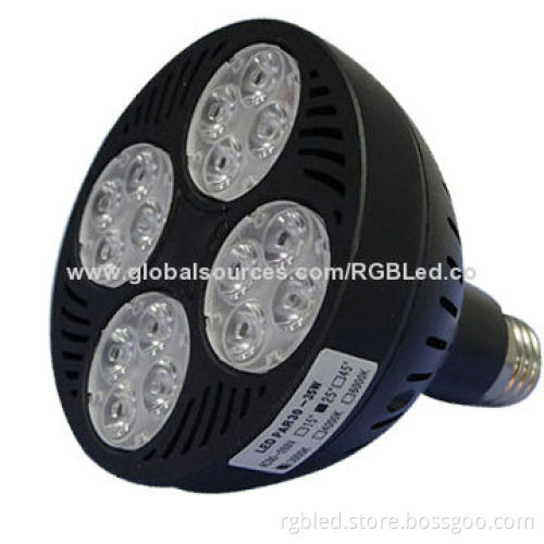 PAR30 LED Bulb, 40W, E27, 16pcs Cree XPE LED, AC 85-260V, 70-80lm/Watt